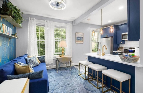 McGinley Square Apartment | Bright 2BR Retreat Walk to PATH NYC Access