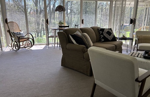 Long Green House | Bright & Modern 2BR Home with Sunroom and Outdoor Living