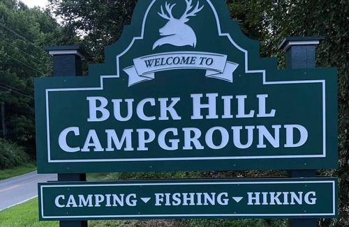 Frank Cabin | Buck Hill Campground Pine Loft Camping Cabin