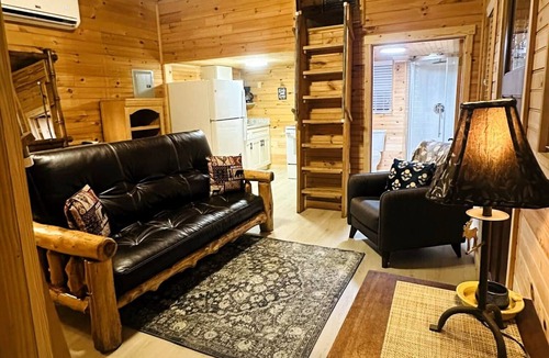 Frank Cabin | Buck Hill Tiny Home Cabin #3 Mountain & Pond Views