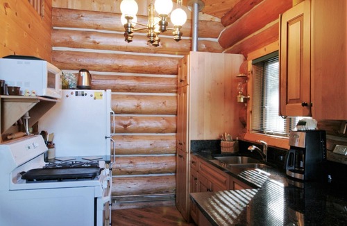 Maple Falls Cabin | Cabin #97 - 'pinecone' Log Cabin at the Lake that is Pet-friendly!