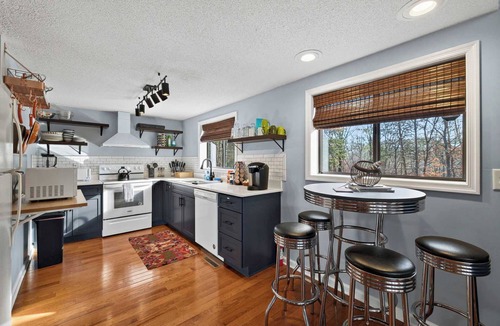 The Woods Ski Chalet | Cabin w Fire Pit, Hot Tub, Screened Porch & More