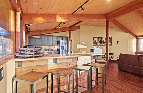 Beech Mountain House | Cabin w Hot Tub, Theater, Game Room, Fire Pit, Bar