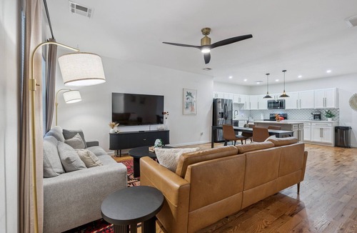 Central Oklahoma City House | Central, charming, 4bd home, workspace, patios, king bed