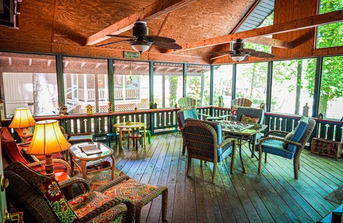 Pine Mountain Ski Chalet | Chalet with Screened in porch with just steps away from the playground