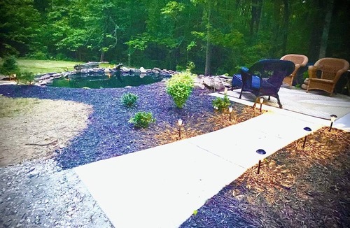 Jasper Cottage | Charming 1-bedroom cottage on pond with hot tub in delightful Talking Rock.