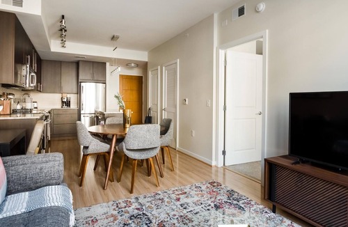 Bethesda Apartment | Charming 1BR in Bethesda with Gym & Rooftop Pool