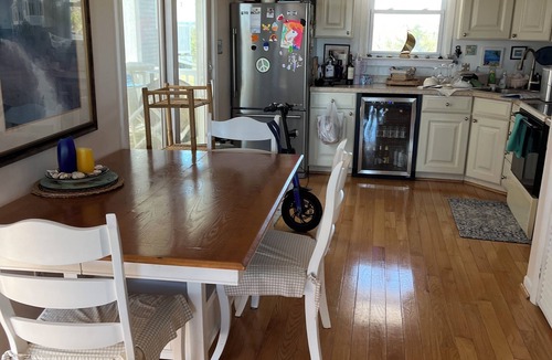 Dennisville Condo | Charming 3-bedroom condo across from the beach in Sea Isle City. Bay in back.