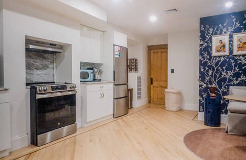 Bedford-Stuyvesant Apartment | Charming Mid-Century Garden Level Brownstone, 1 BR with Private Access