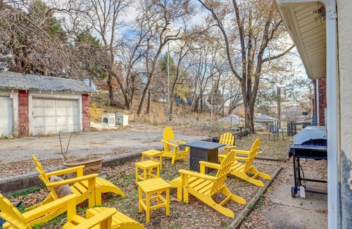 Joslyn Castle House | Charming Midtown Escape w/Game Room & Patio