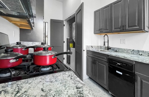 Downtown Baltimore Apartment | Chic 2nd Floor One Bedroom in Marble Hill with Modern Touches & Prime Location