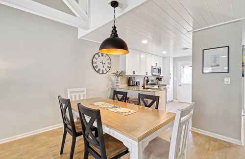 Palmetto Dunes Villa | Coastal Pet Friendly Villa with Private Deck and Community Pool Access