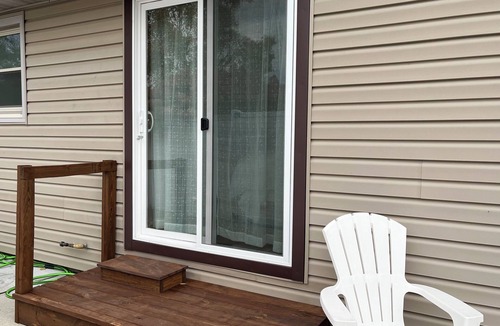 Afton Apartment | Comfortable Homey Private Entrance Suite with King Bed and Coffee/Work area.