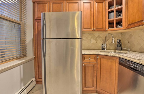 Hoboken Condo | Couple’s Hub Near MetLife, Walk to Public Transit!
