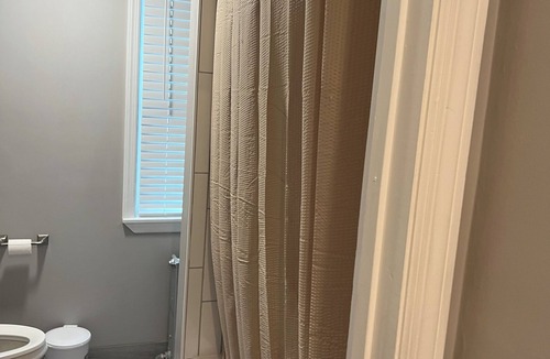 Towson Apartment | Cozy 1-bedroom apartment with king size bed.