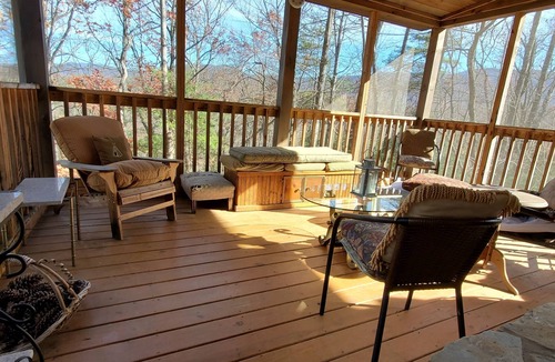 Bristol Cabin | Cozy Cabin on 11 acres w/Lake&Mtn Views. wifi, great cell svc. & moderated AC.