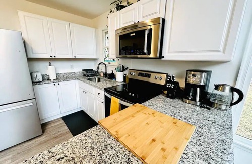 Ridgeway Ski Chalet | Cozy Chalet: Newly Renovated Two Bedroom with WiFi, Deck, Fire Pit & Grill