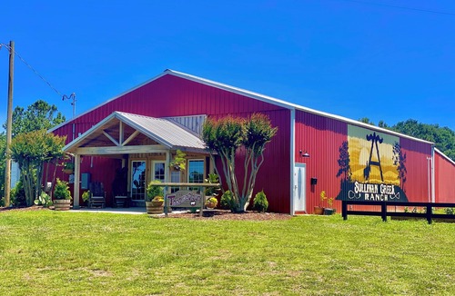 Vinemont House | Cozy cowboy retreat that feels like a western town overlooking a beautiful ranch