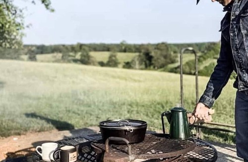 Vinemont House | Cozy cowboy retreat that feels like a western town overlooking a beautiful ranch