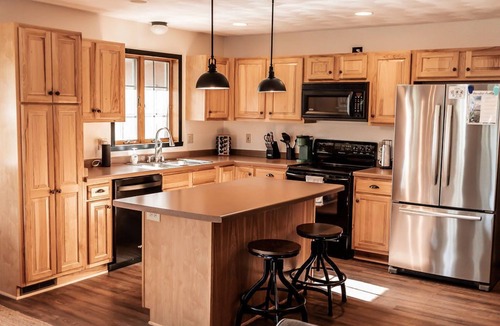 Newville House | Cozy Lake Home on Water: Large deck, Yard & Dock