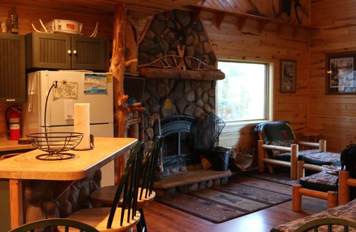 Hillman Cabin | Cozy Private Lakefront Terry Redlin-Style Cabin w/Unique Loft