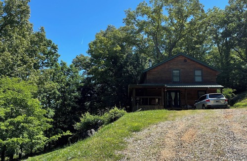 Cosby Cabin | Creekside Mountain Cabin Getaway - 6 Acres, Mountain Views, Hot Tub
