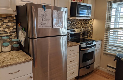 North Beach Haven Condo | Cute and cozy 2 bedroom Brant Beach condo across the street from the BEACH!