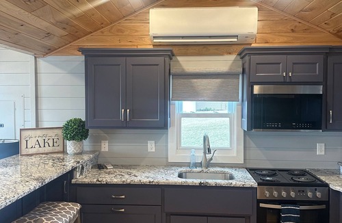 Faribault Cabin | Cute & Cozy Cabin at Le Mieux Resort on Cedar Lake with an Incredible View