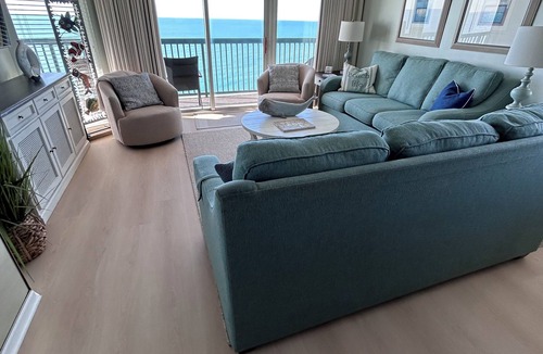 Ocean Drive Condo | Designer Oceanfront Retreat. Panoramic Views + 4 Bedrooms, Unforgettable Escape!