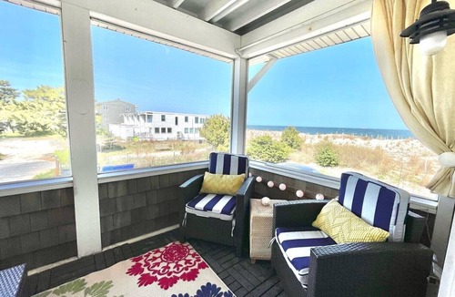Dewey Beach Condo | Direct Ocean Views from your bed & screened-in deck.Pet friendly! 2br 2bth