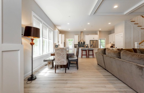Country Club Estates House | Dog Friendly Downtown Rehoboth Beach Brand New Home w/Private Pool & Rec Room