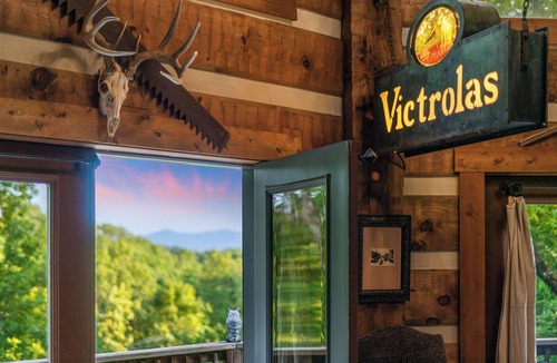Dandridge Cabin | Douglas Lakefront Cabin - Private Dock - Sauna - Theater Room - Hot Tub- Firepit