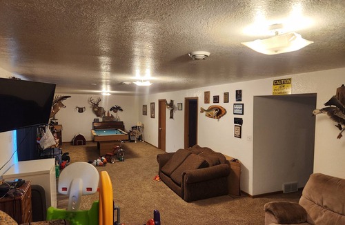 Mahto House | Downstairs rooms available for a family friendly stay!