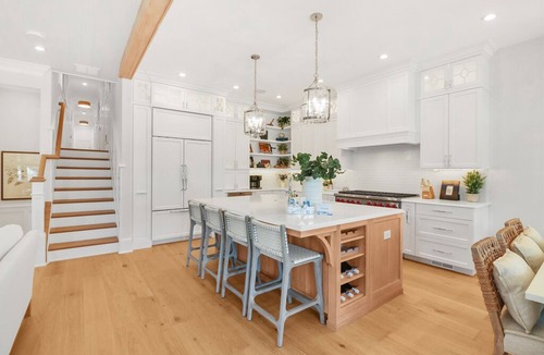 North End Condo | Elegant 6-Bedroom Condo—Garage & Porch Bliss