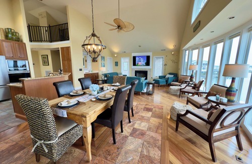 Chincoteague House | Elegant Waterfront Residence, Magnificent Sunsets, Close to Town Ctr, Elevator