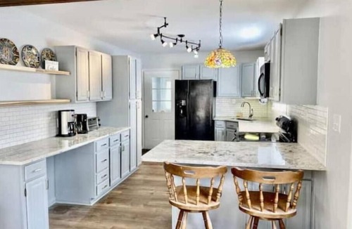 Littleton House | Enjoy Lake Gaston with our private dock and deep water. Available 7:6-7:11