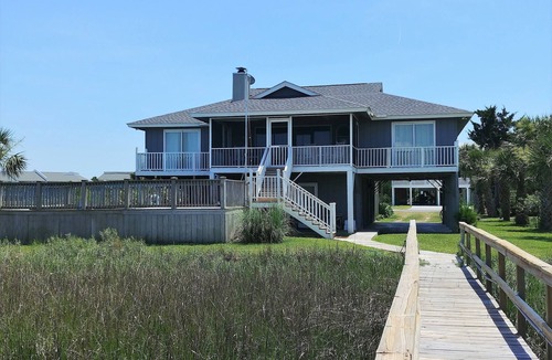 Edisto Island House | Escape | Deep-Water Dock + Private Pool | Salt Marsh & ACE Basin Views | Sleeps 12