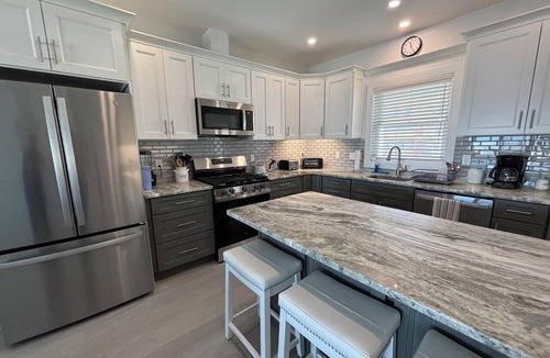 Ortley Beach House | Exclusive New Oceanfront 4-bedroom townhome with huge private ocean deck.