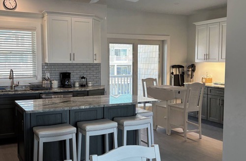 Ortley Beach House | Exclusive New Oceanfront 4-bedroom townhome with huge private ocean deck.