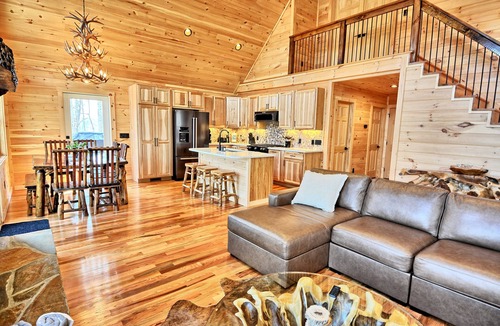 Todd Cabin | Experience luxury at It'll Do Cabin in Todd, NC—spacious 4BR, mountain views, great amenities!