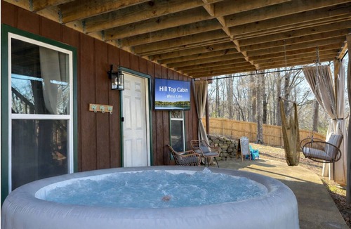 Gaylesville Cabin | Family A-Frame: Fully-Fenced, Hot Tub, Fire Pit