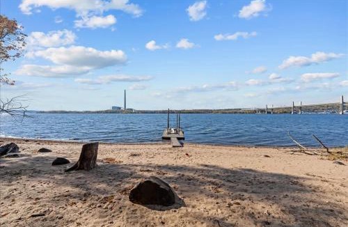 St. Joseph House | Family Lake Retreat Private Beach Dock Views