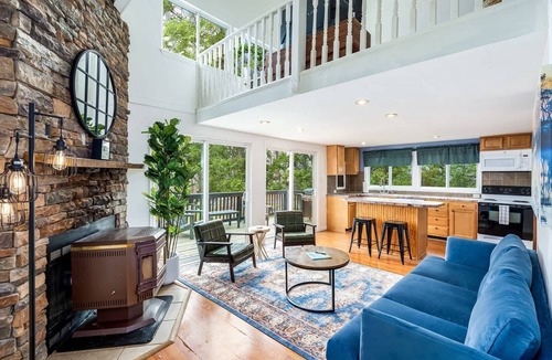 Ridgeway Cabin | Fireplace, Wraparound Deck, & WiFi at Chalet Cabin