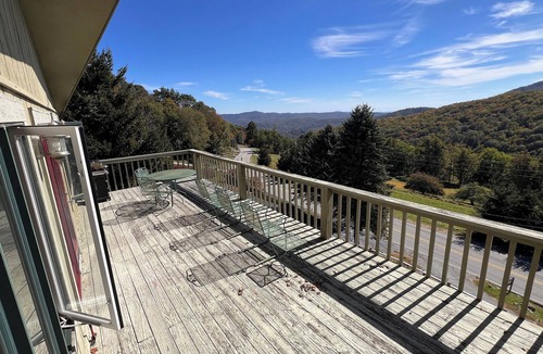Seven Devils Cabin | Fox Crossing - Mountain Views, Game Room & Pet-Friendly Cabin!