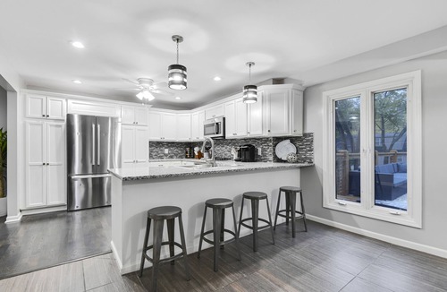 Overland Park House | Gated Home for 12 with Huge Entertainer's Deck