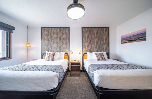 Pinnacles Entrance Badlands Hotel | Hansen Inn & Cabins, Room, Double Queen, Second Floor, No Pets, No Smoking
