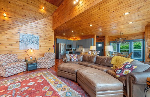 Nebo House | Harborside Haven | Lakefront, Private Dock, Game Room & Mountain Views!