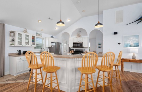 Pine Island House | Heaven Sent: Oceanside, private pool, hot tub, rec room and EASY beach access!