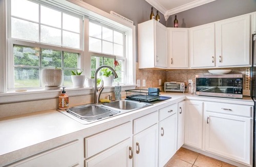 Louisa House | Hilltop Getaway w/Sunrise Lake View, Water Access, FirePit & Game Room