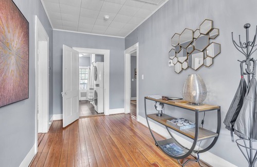 Simpsonville House | Historic 3BR with Porch & Fire Pit near Downtown